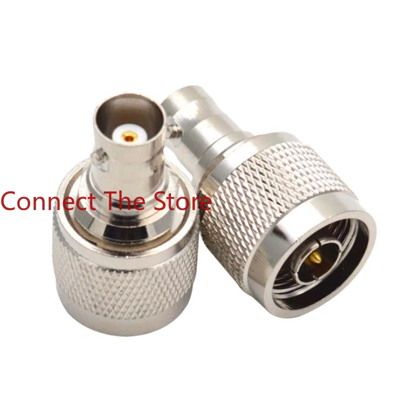 

1PCS BNC Female Block To N Male Full Copper Nickel Plating Public Video Head