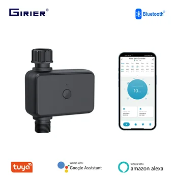 GIRIER Tuya Smart Water Timer Programmable Sprinkler Timer Bluetooth for Garden Hose Irrigation Compatible with Alexa Hey Google 1