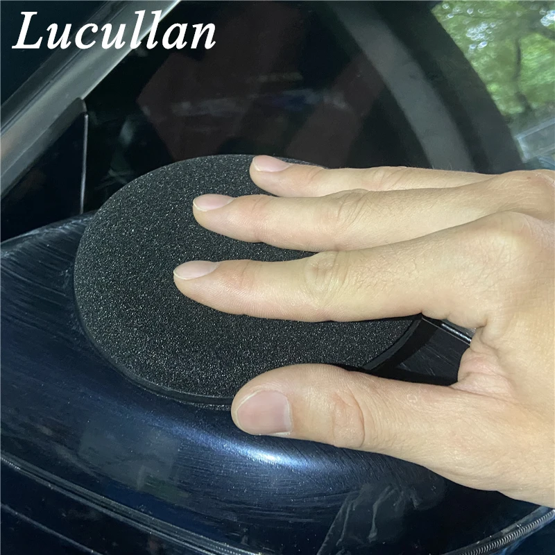 Lucullan Scrub Ninja Wedge Sponge(5x2.5x2inch) White/Gold Great For  Scrubbing Leather, Plastic, Rubber and Vinyl - AliExpress