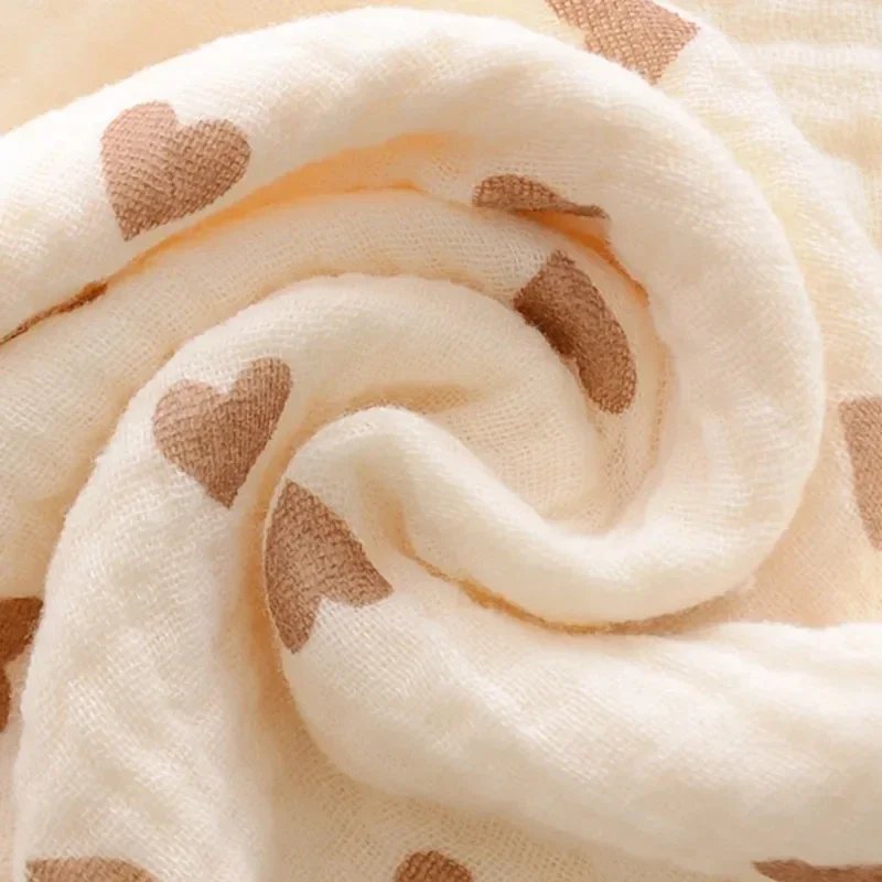 100X100cm Baby Receive Blanket for Newborn Cotton Muslin Swaddle Blanket Bedding Infant Bath Towel Baby Items Mother Kids - 5