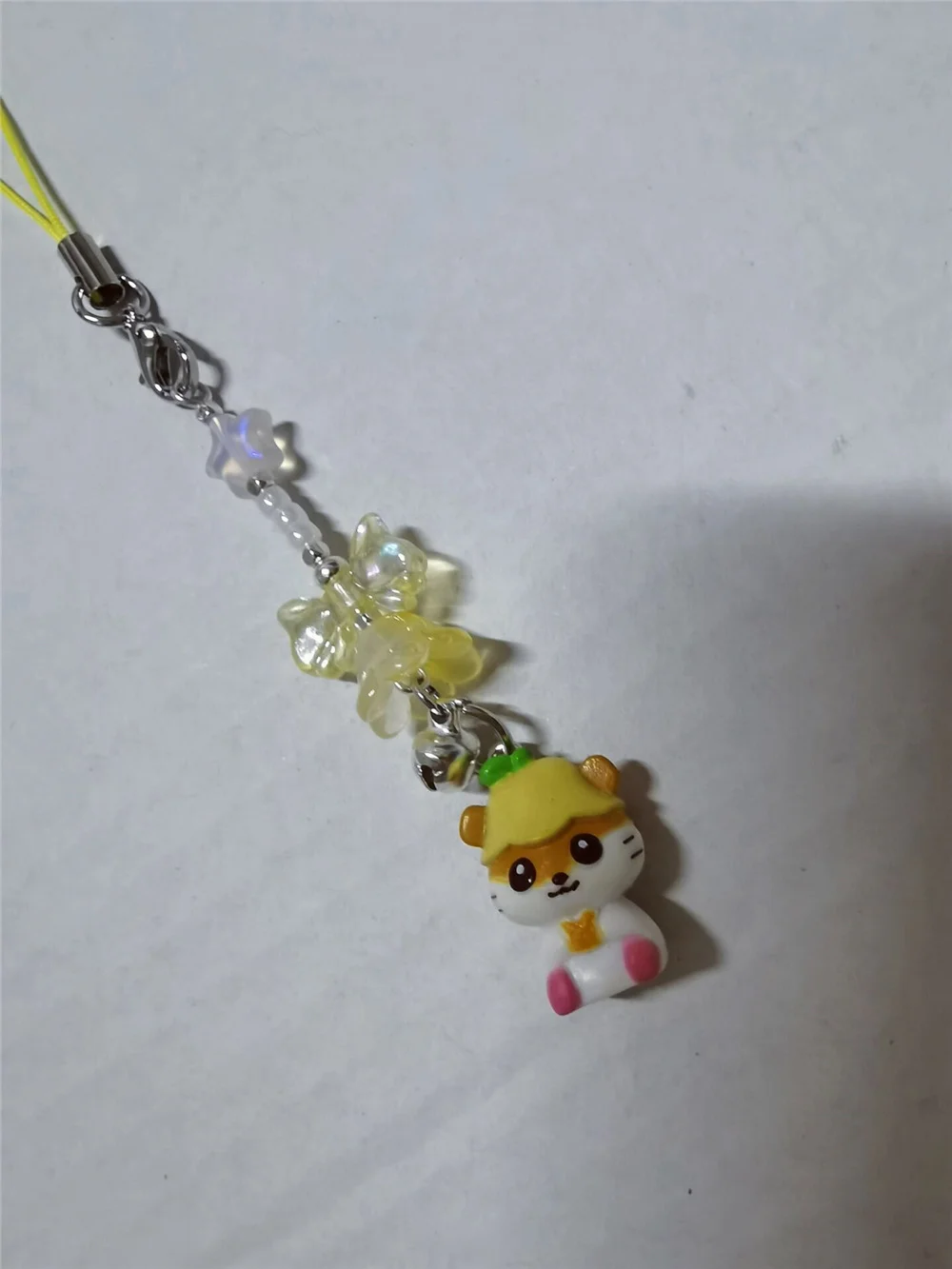 Cute Corocorokuririn Campanula Flower Bell Bead Strap Keyring Mascot Keychain Keyholder Mobile Phone Chain Bag Pendant Toy Gifts 4