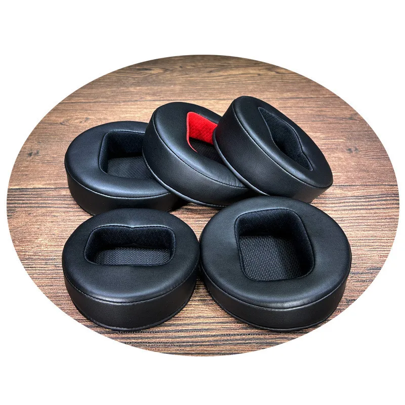 Soft Memory Foam Round Ear Pads para Sony Headphones Angled Protein Leather Earpads Tamanho 100 mm 105 mm 110 mm 115 mm 120 mm K550
