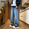 Men's Casual Jeans Business Straight Jeans Stretch Denim Pants High Street Trousers Loose Fit Classic Cowboys Young Man Y2k Jean