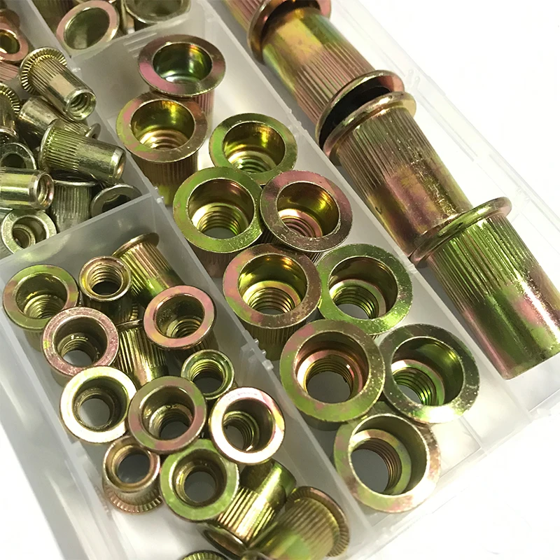 aco carbono zinco chapeado rivet nut rivet 01