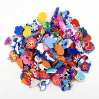 48pcs Pendants DIY Colorful Loom Rubber Band Bracelet Jewelry Making Beads Toy  Colorful Animal Flower Beads Random Style 2023 3