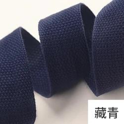 Cotton and Nylon Webbing for DIY Crafts and Accessories - 2m (Navy Blue)