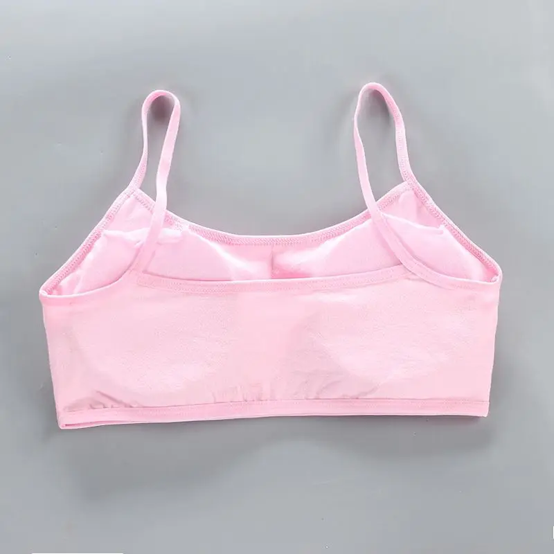 Teens Girls Sports Bra Puberty Gym Underwear Wireless Teenager Briefs Cotton Young Girls Training Bra Set
