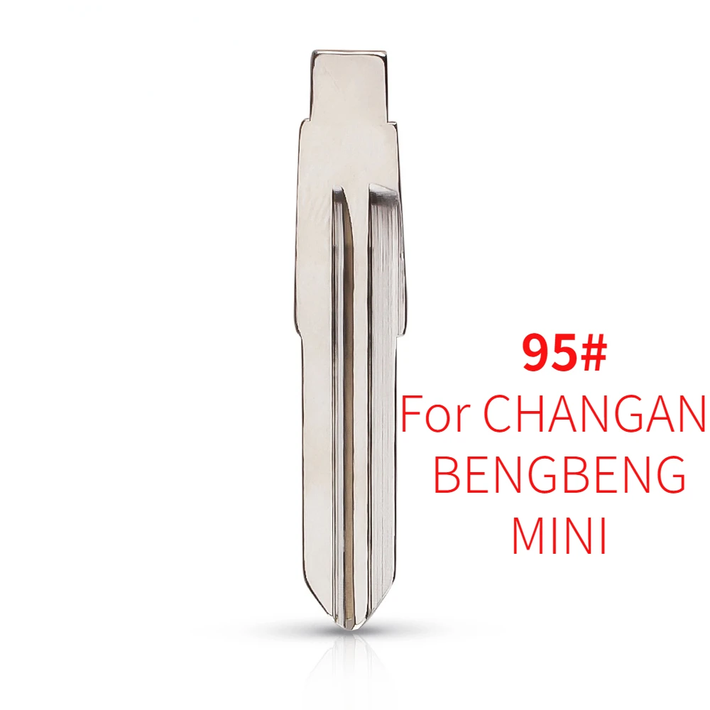 

10pcs 95# Uncut Replacement Car Key Blade for CHANGAN BENGBENG MINI Key No.95 BLANK BRASS Car Key Blade