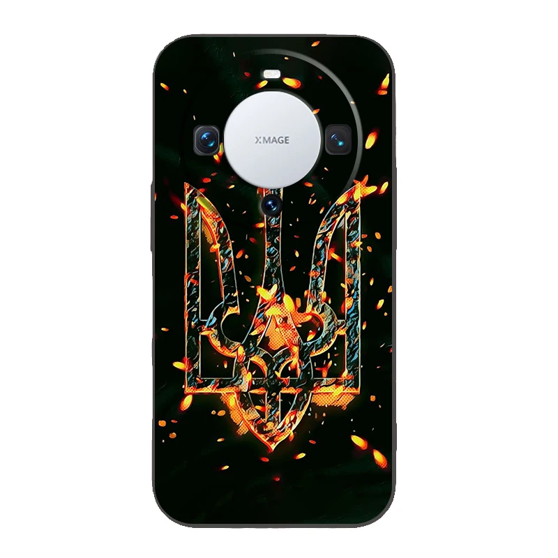 U-Ukraine Flagge Handy hülle Abdeckung für Huawei Mate 60 Pro P50 P40 P30 P20 P10 P Smart Y6 Y7 Y9 plus Silikon Fundas Shell Capas Tasche – Detail 1