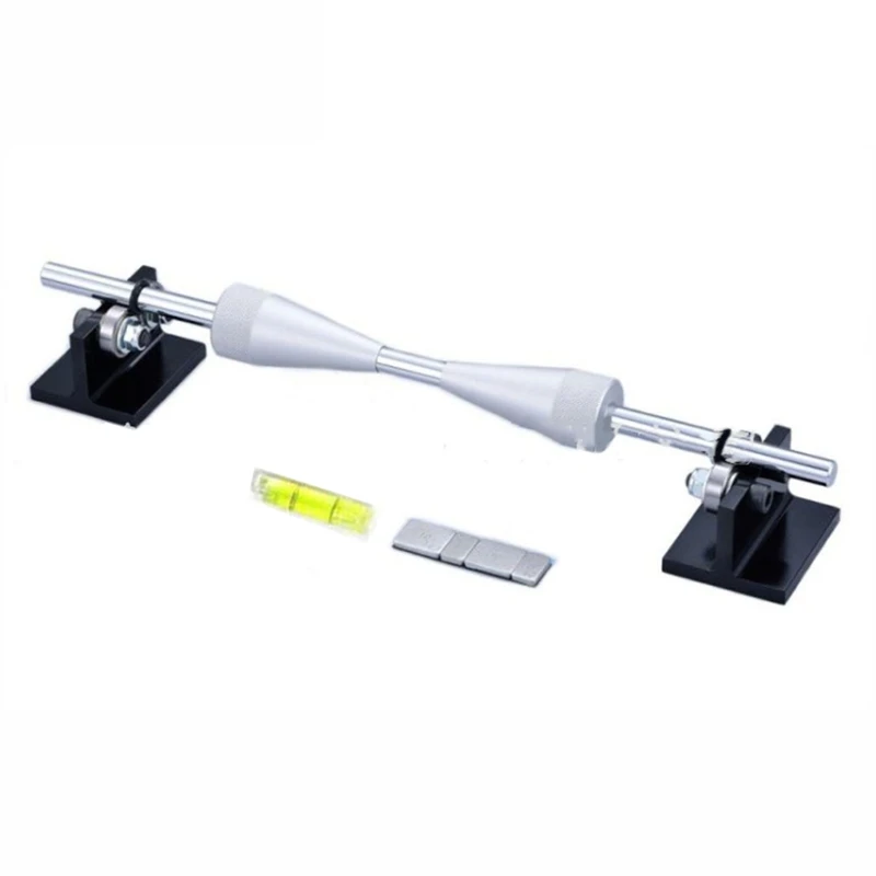 

Portable Motorcycle/Bicycle Wheel Balancer Set Standard 40cm/15.74Inch Rim Tire Balancing Spin Manual Tire Balancer