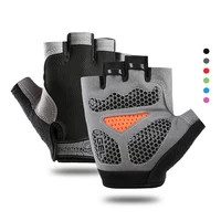 Anti Slip Shock Breathable Half Finger Gloves Breathable Cycling Gloves Fitness Gym Bodybuilding Crossfit Exercise Sports Gloves 1