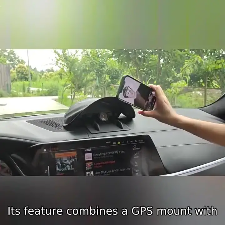 Car GPS Navigation Sun Visor Foldable Travel Navigation Mobile