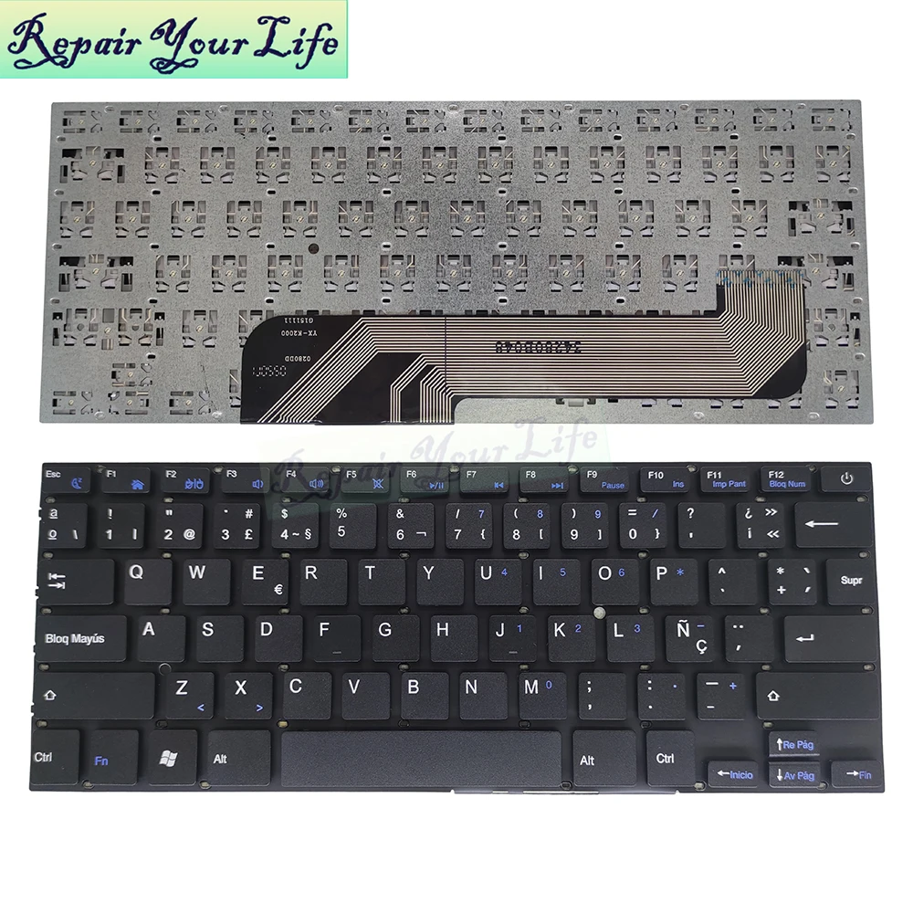 

Spanish Turkey keyboard for Prestigio Smartbook 141C2 141A 141A01 141A02 141A03 SP LA keyboard 0280DD YX-K2000 G151111 34280B048