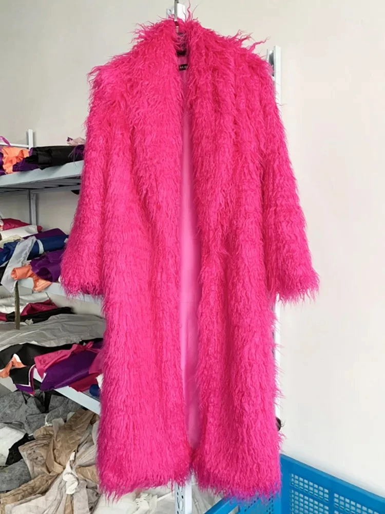 Womens Winter Clothes Long Fur | Fluffy Fur Long Jackets