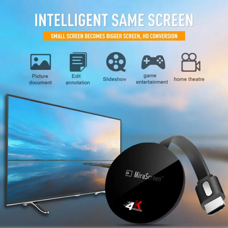 

Plus тот же экран 4K дисплей 2,4 ГГц TV Media Dongle поддержка беспроводного приемника