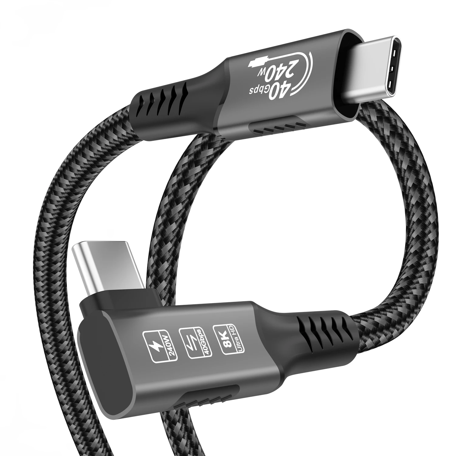 Ultra High-Speed 8K USB4 Cable with 240W Fast Charging and Data Transfer
