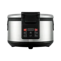 Hot Sale Multiple Functions Stainless Steel Slow Cooker Non-Stick Coating Inner Pot 15L 16L Large Capacity Rice Cooker 10 Kg 2