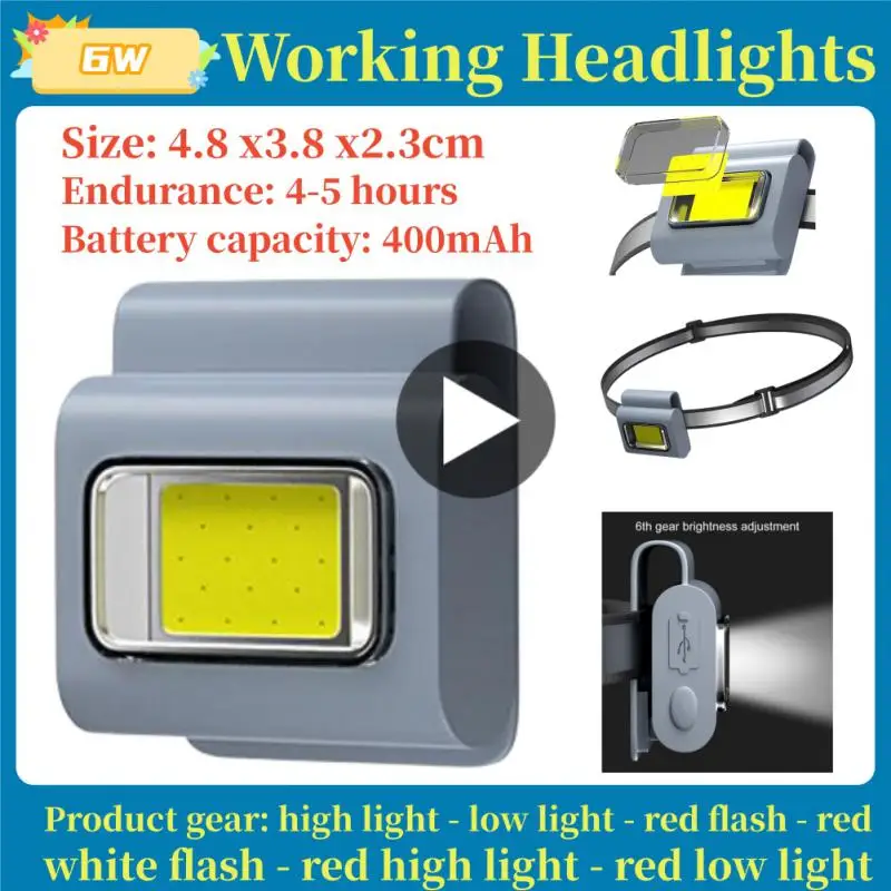 

New LED Running Light Outdoor Backpack Safety Silicone Clip Mode Walking Lamp For Night
