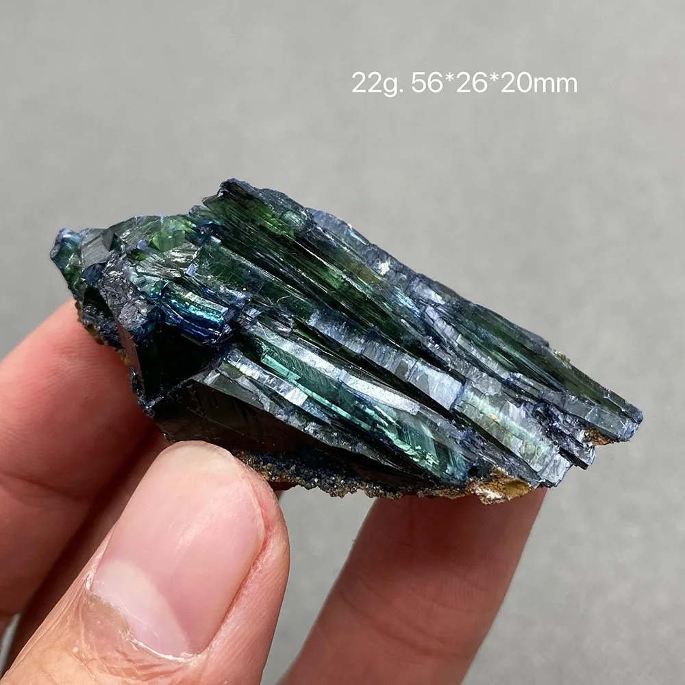 100% natural rare Brazil Vivianite （Blue ironearth） mineral specimen stones and crystals healing crystals quartz