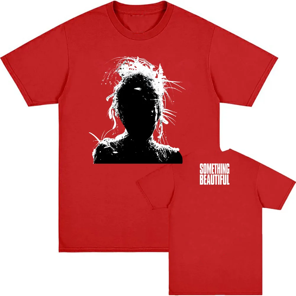 Miley Cyrus Something Beautiful Album T-Shirt Baumwolle Sommer Kurzarm T-Shirts für Männer Unisex Streetwear Sänger Grafik T-Shirts – Detail 7