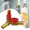 Heavy duty Brass made 12mm Hose Y 3Way Ball Valve for Fuel Air Water Gas for Plumbing Fittings and Pneumatic Fittings 4