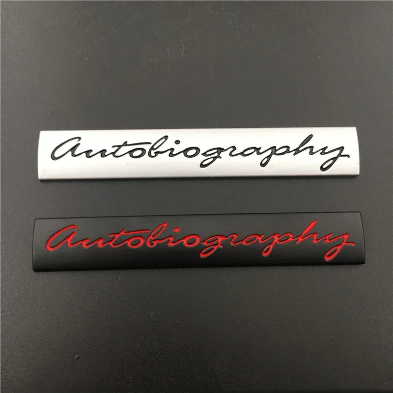 

3D Metal Car Badge For Land Rover Ranger Rover Autobiography Emblem Logo Stickers L405 L322 Sport 2011 2012 Black Accessories