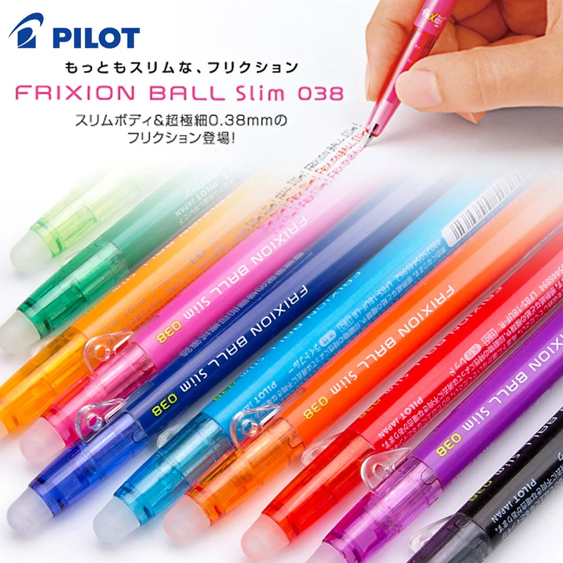 1 Pcs Pilot Color Erasable Gel Pen Office Accessories 0.38mm Ballpoint Pen LFBS-18UF Student Writing School Supplies Stationery