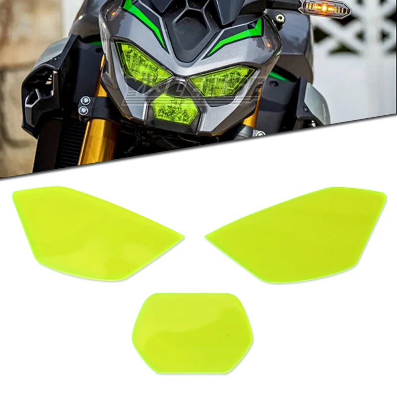 WOLFLINE Carbon Front Upper Headlight Cover Shield For Kawasaki Z900 - View #7