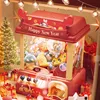 Children Mini Claw Machine Toy Coin Operated Play Game Automatic Doll Machines Three Stick Operation Claw Crane Toys Kids Gifts 2