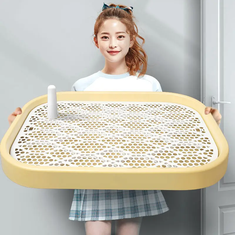 Plastica Grooming Dog Toilet Dispenser Di Grandi Dimensioni Accessori Puppy Vasino Tray Training Pads Bolsas Caca Perro Pet Products Cy50Dt