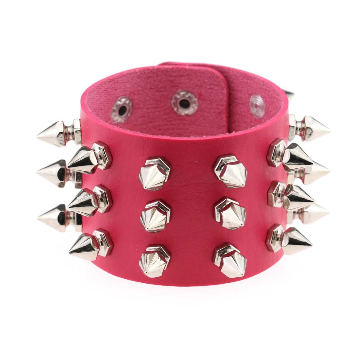 Punk Rock Rivet Bracelet - Gothic Fashion for Men  Women Valentines Day  Halloween Gift