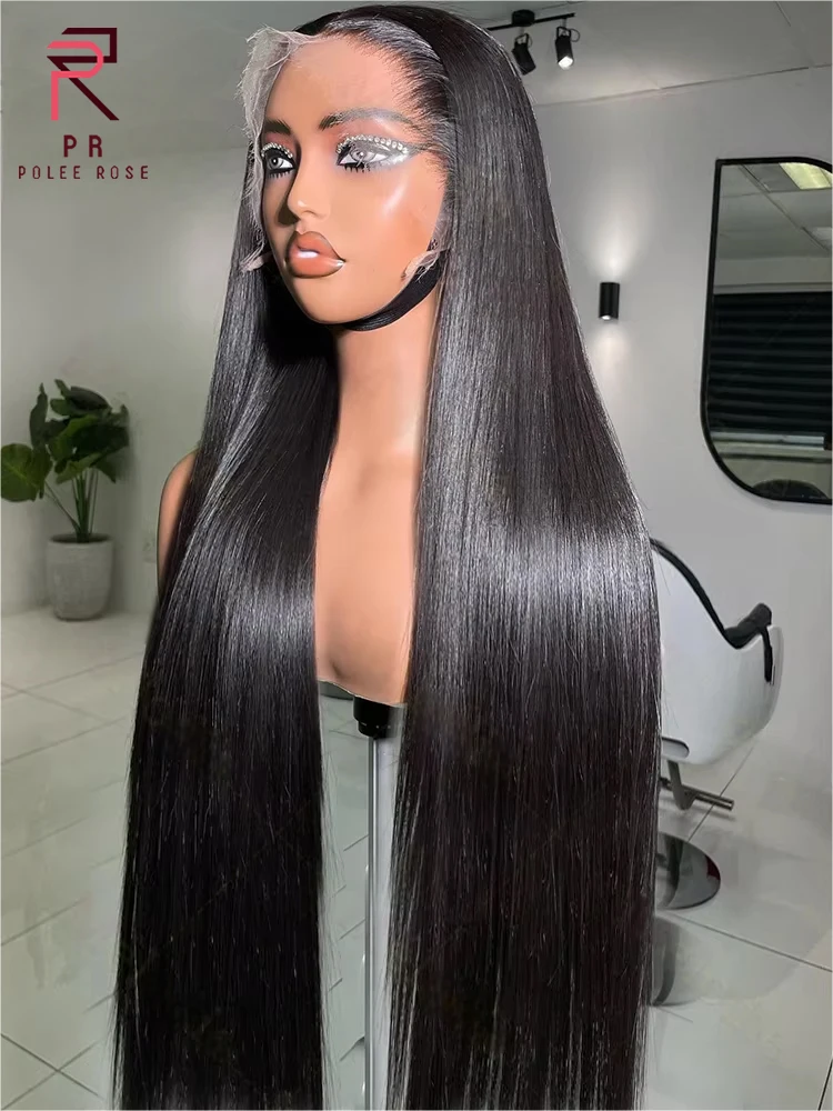 Raw Hair Vietnamese 100 Human Hair Wigs Natural Black Glueless Wigs Human Hair 13x6 Super Double Drawn Bone Straight Human Hair