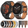 20mm 22mm Leather Watch Strap For TicWatch Pro 3 Ultra E3 E2 S2 Pro X GTW 2021 Smartwatch Band Bracelet Women Men Watches Correa