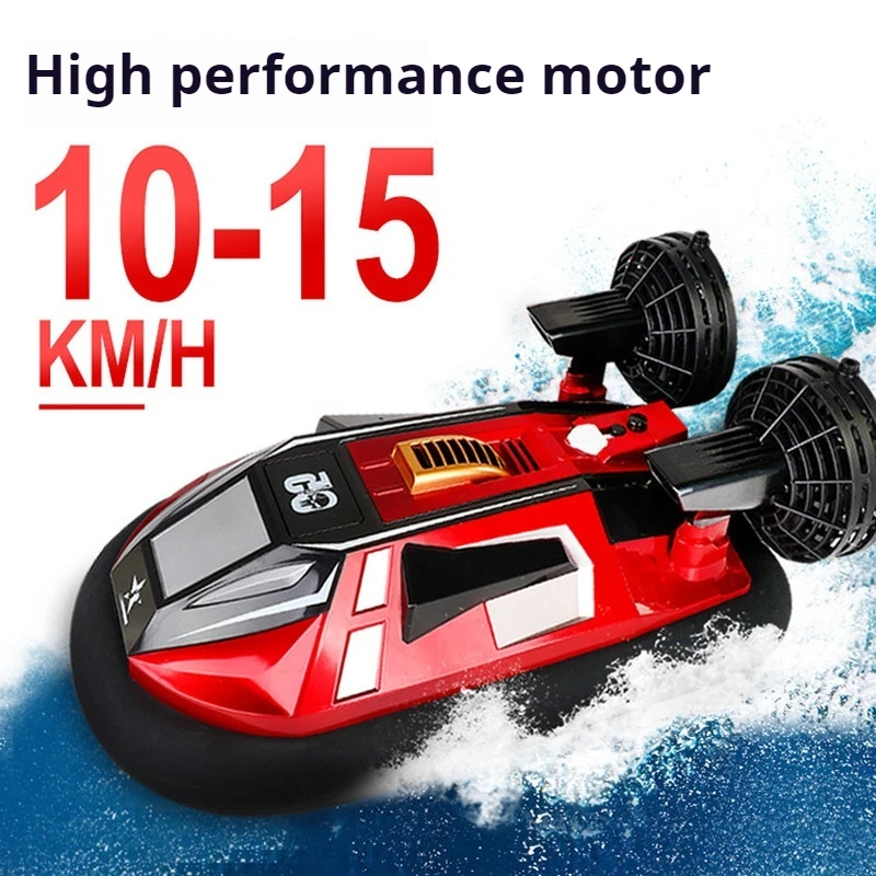 Hovercraft télécommandé amphibie - Bateau RC grande vitesse étanche