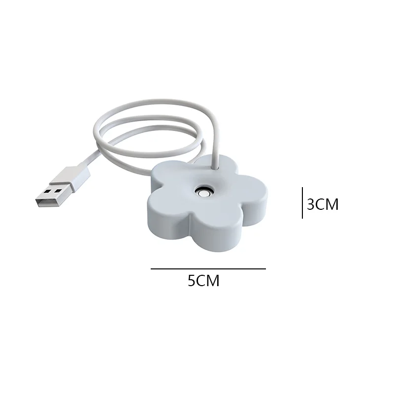 휴대용 미니 가습기 에어 미스트 메이커 USB 꽃 패킷, 편리한 학생 사무실 자동차 데스크탑 물 컵 가정용 분무기