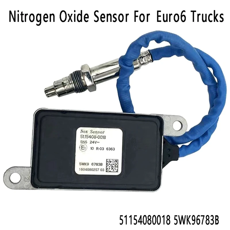 

24V Car Accessories Component Nox Nitrogen Oxygen Sensor For Man Euro6 Trucks 51154080018 5WK96783B 51154080018