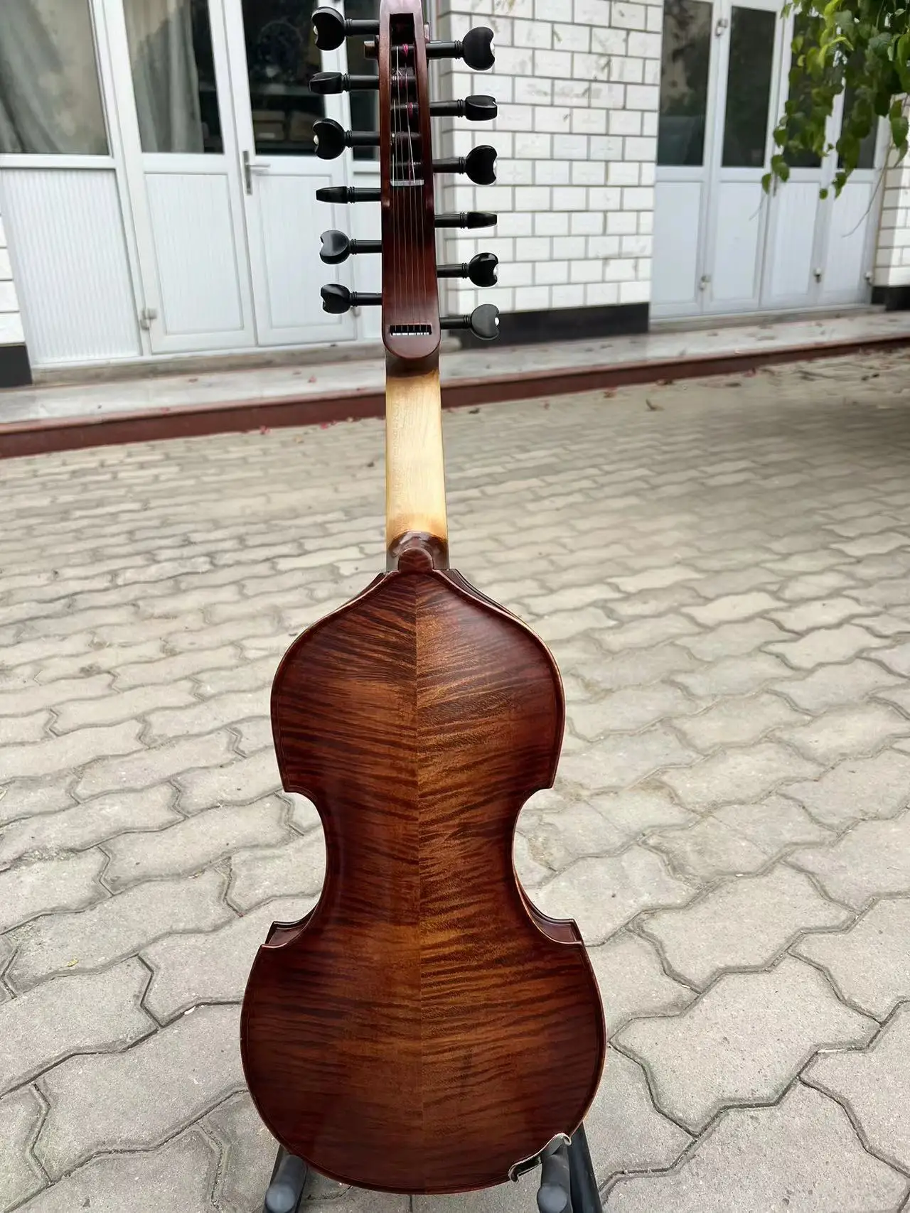 Hand Carved 16" Viola d'More 6 play strings + 6 Sympathetic strings Big rich#15793