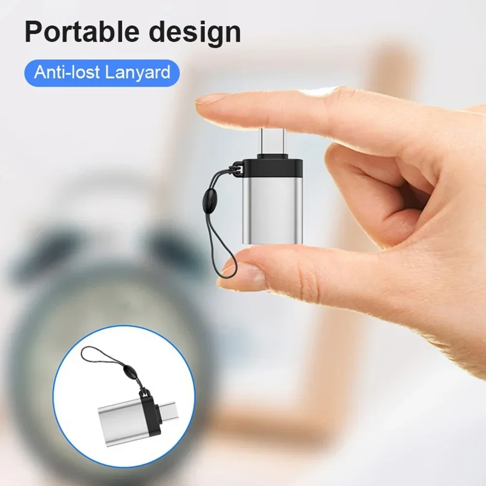 USB C OTG 어댑터 타입 C - USB 30 미니 컨버터, 휴대폰 액세서리용 고속 데이터 전송 타입 C 어댑터