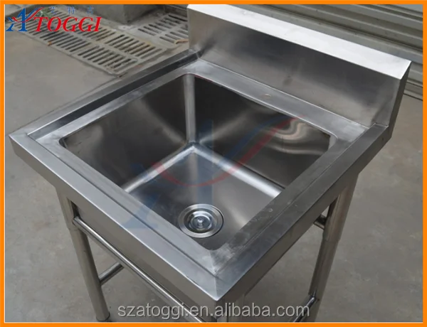 60*60*80cm Stainless Steel Single Bowl Kitchen Sink