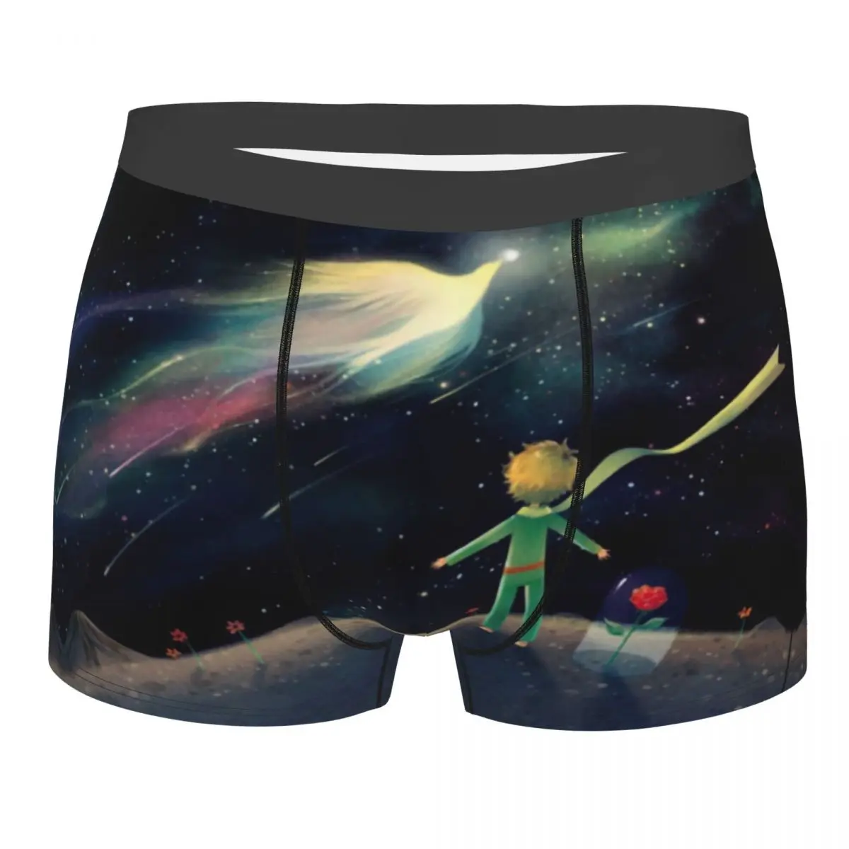 

Male Cool The Little Prince Underwear Fairy Tale Fiction Boxer Briefs Breathable Shorts Panties Underpants