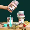 Breakfast Oatmeal Cereal Nut Yogurt Salad Cup Seal Container Set With Fork Sauce Cup Lid Bento Tuppers Food Taper Bowl Lunch Box 1