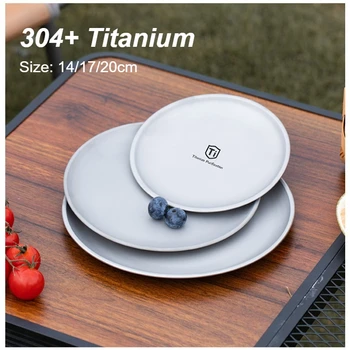 Titanium Camping Plate 1