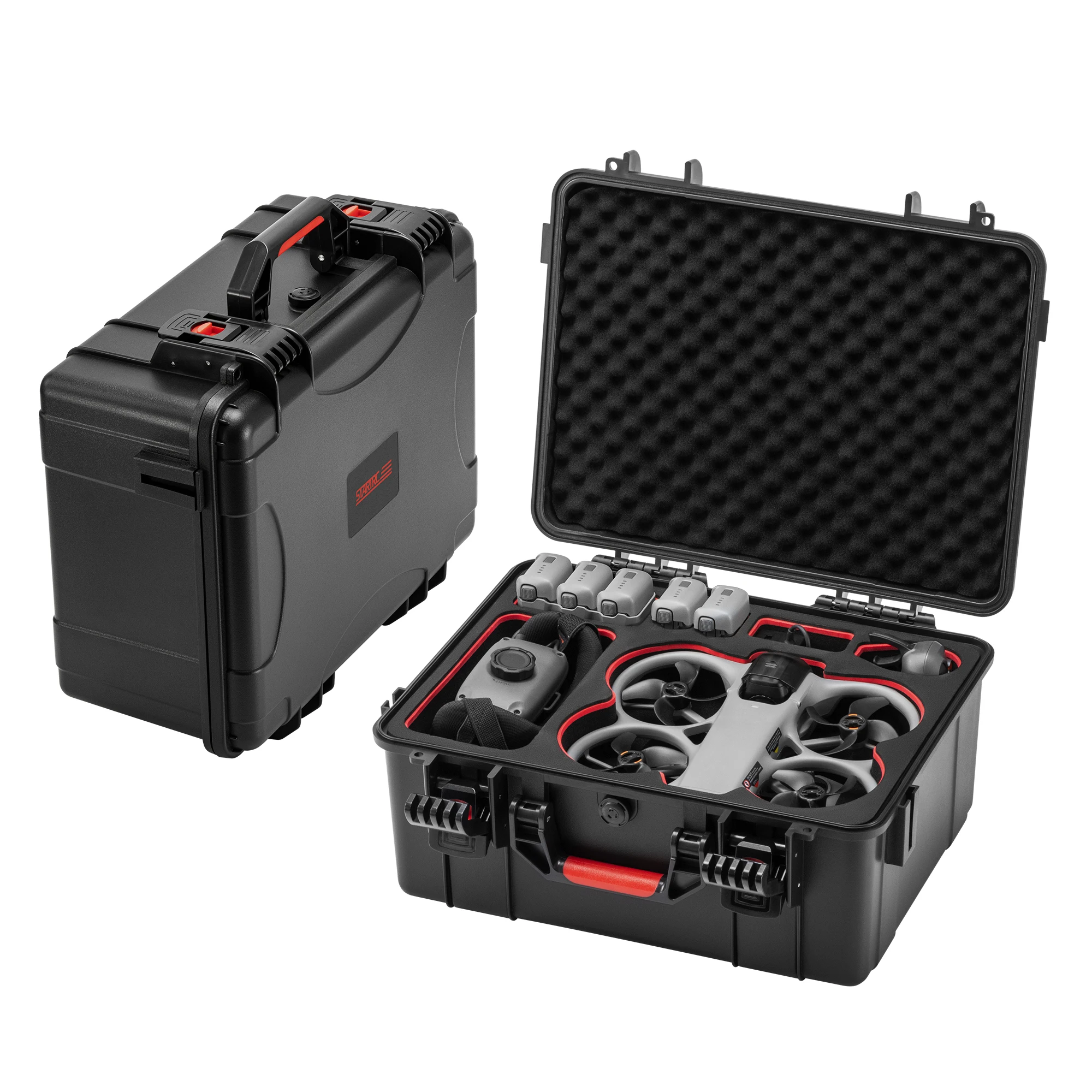 DJI Avata 360용 올인원 보관 케이스(고글 N3/RC 2/FPV 컨트롤러 포함) 방수 박스 하드 쉘 여행용 휴대 케이스