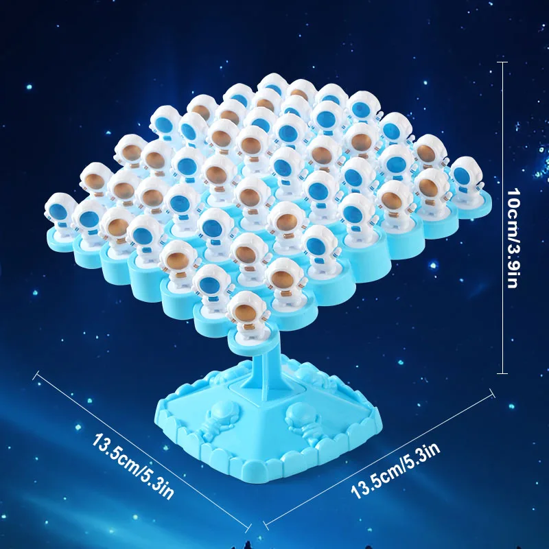 Astronauten Creatieve Balancerende Boom Balanceerplank Tafelspel Grappig Interactief Spel voor Ouders en Kinderen Bouwblokken Speelgoed_voghion.com