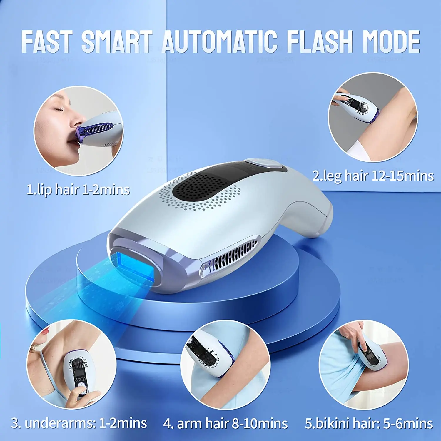 DEESS GP592 IPL 2IN1 Laer Hair Removal Ice Cooling Epilator Permanent Face Body Bikini Depilador Home Laser Unlimted Flash 4