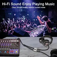 Metal Shell Gold-Plated 6.35mm TS Guitar Signal Audio Y Splitter Cable, 1/4" Male to Dual Mono 1/4" Female Adapter - Image 5