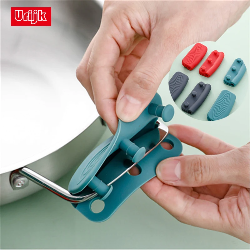 Clip multifunzione in silicone 4 in 1 per ciotole anti-scottature