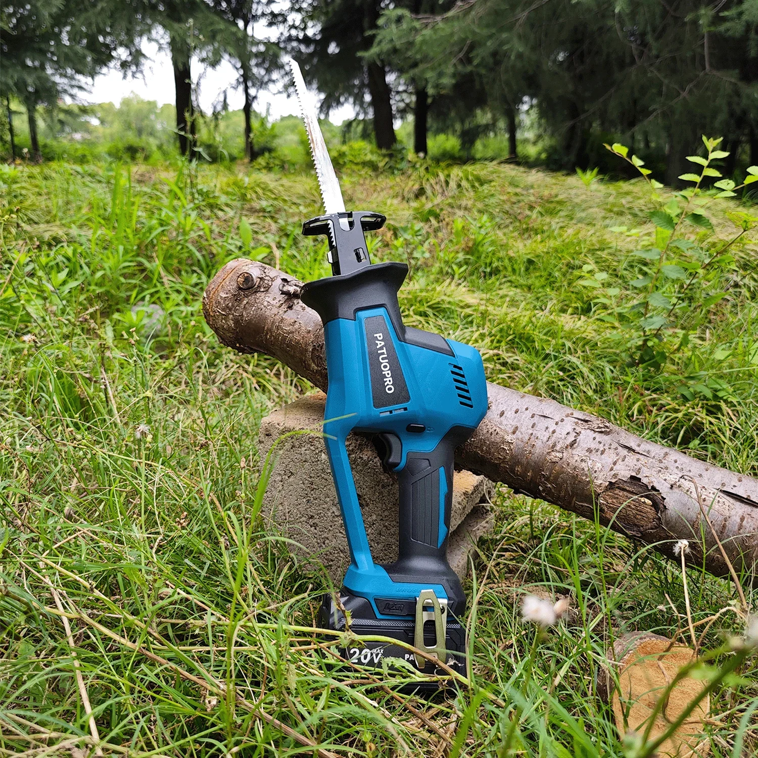 Cordless Brushless Reciprocating Saw Adjustable Speed Wood Metal Pipe Cutting Power Tool for Makita 18V Battery(No Battery) 4