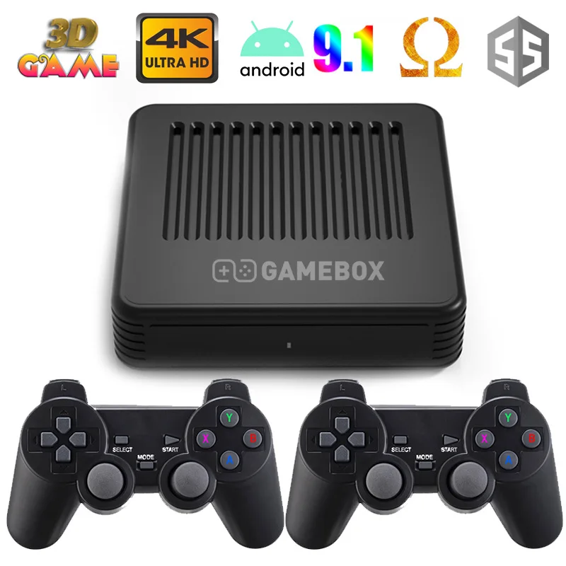 

Игровая консоль G11 4K HD, 2,4 ГГц, двойной беспроводной контроллер для PS1/FC/GBA, двойная система, семейная Игровая приставка, 10000 + игр