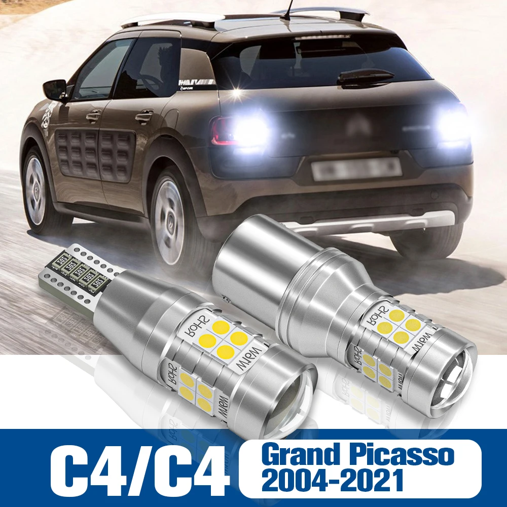 

2x LED Reverse Light Back up Lamp Accessories Canbus For Citroen C4 Aircross Cactus Grand Picasso 2007 2008 2010 2011 2012 2013
